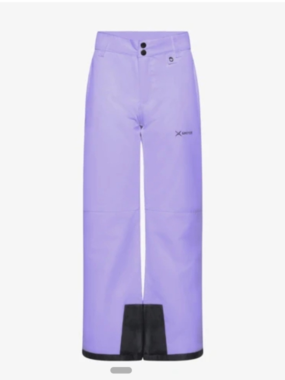 Arctix kids Ski PantsSize LargePurple with black panel at the bottom